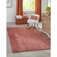 thumbnail image 1 of Rugs.com Jill Zarin Shaggy Chic Collection Rug – 6' 5 x 9' Pomegranate Red Shag Rug Perfect For Bedrooms, Dining Rooms, Living Rooms, 1 of 9