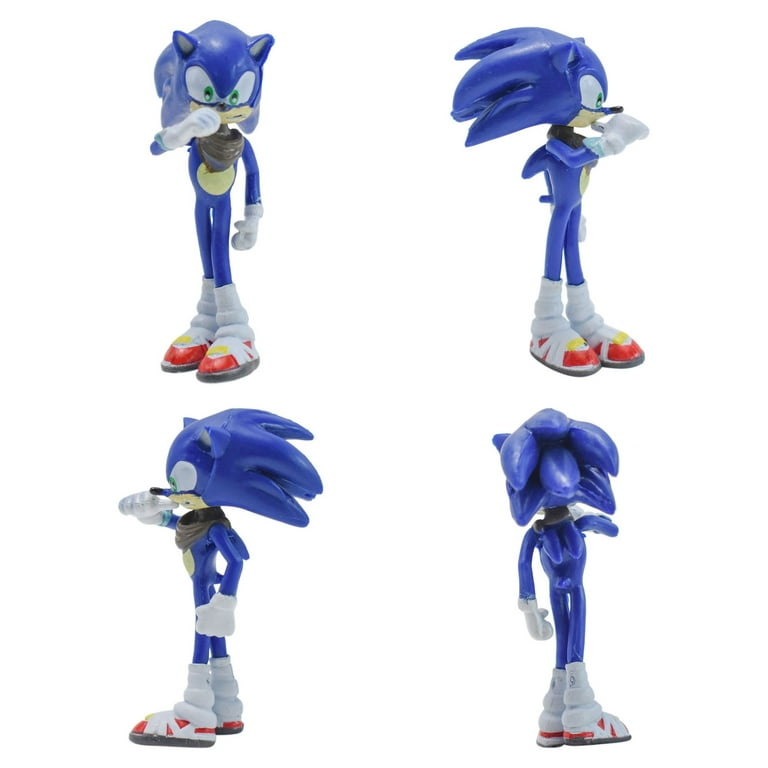 5 Bonecos Sonic Boom Tails,Amy,Sonic,Knuckles e Dr.Eggman Tomy SUIKA