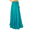 thumbnail image 5 of Phagun Women's Long Skirt Bohemian Gypsy Tiered Cotton Maxi Skirt Beach Wear, 5 of 7