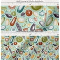 thumbnail image 2 of Soimoi Green Cotton Voile Fabric Mixed Vegetable Fabric Prints By Yard 42 Inch Wide, 2 of 7