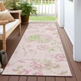 thumbnail image 6 of Addison Rugs Chantille Indoor/Outdoor Transitional Floral Pink Washable Runner Rug, 2'3" x 7'6", 6 of 6