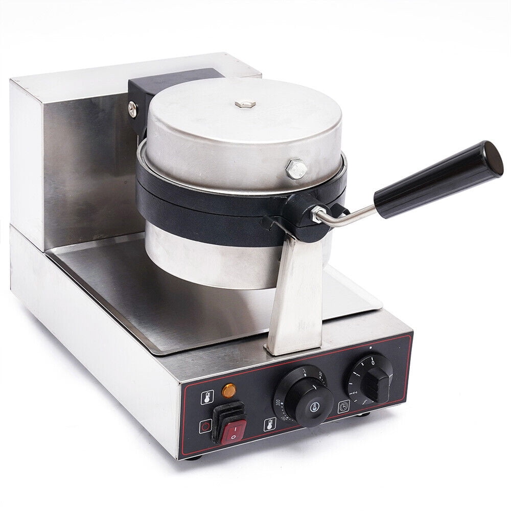 Miumaeov 1000W Electric Burger Waffle Maker Machine Commercial Non Stick Panini Hamburger Press Baking Machine