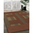 thumbnail image 3 of Ahgly Company Machine Washable Indoor Square Transitional Light Brown Area Rugs, 4' Square, 3 of 7