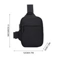 thumbnail image 3 of Fiudx Mochila Táctica, Bandolera de Transporte Oculto, Resistente a La Intemperie, Riñonera Ajustable, Ideal para Senderismo y Viajes Al Aire Libre, para Hombres y Mujeres, Versátil y Esencial para E, 3 of 6