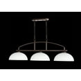 thumbnail image 4 of 3 Light Island In Quorum Home Collection Style 12.75 Inches Wide By 14 Inches High-Classic Nickel Finish Quorum Lighting 6660-3-64, 4 of 5