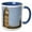 Blue/White, variant on 3drose, England, London, Big Ben Clock Tower - Eu33 Cmi0303 - Cindy Miller Hopkins, 11oz Two-tone Yellow Mug