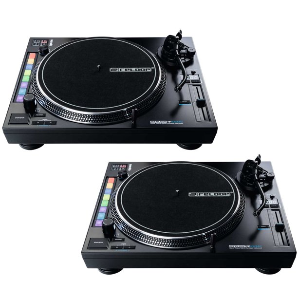 Reloop RP8000 MK2 Upper Torque Turntable Instrument for Serato DJ Pro (Pair)