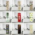Drooping Green Plants Door Fridge Stickers To Cover Full Doors Self