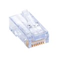 thumbnail image 1 of Black Box CAT6 EZ-RJ45 Modular Plug - Connector - CAT 6 - TAA Compliant (pack of 100), 1 of 2