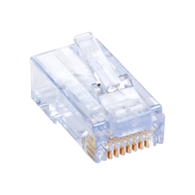 Black Box CAT6 EZ-RJ45 Modular Plug - Connector - CAT 6 - TAA Compliant (pack of 100)