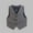 Dark Gray, variant on Delliss Boy's Formal Suit Vest Color block Dress Waist Coat Fashion Vest Casual Jacket Size 2-14 Years
