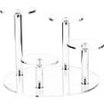 thumbnail image 2 of Plymor Clear Acrylic Round Barbell Pedestal Display Riser, 8" H x 7.5" D (1/4" thick), 2 of 3