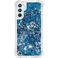 thumbnail image 2 of Slim Fit Phone Case for Samsung Galaxy A54 5G, Glitter Liquid Quicksand Effect Silicone Soft TPU Case with Camera Lens and Screen Protection for Galaxy A54 5G,LSWT Blue, 2 of 13