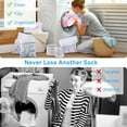 thumbnail image 4 of Behome 7 Pack Laundry Bags, Mesh Wash Bags with Zipper Protective Cover, Delicate Laundry Bags for Clothes, Underwear, Lingerie, White, 7 Sizes, 4 of 7