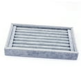 thumbnail image 3 of CAJA DE ALMACENOMO PARA EXPOSICIÓN DE JOYAS, BANDEJA ORGANIA ELEGANTE Para Anillos, Pendientes, Terciopelo Gris, 1 Unidad, 3 of 7