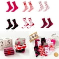 thumbnail image 2 of Pink Ribbon Awareness Crew Socks Fun Fancy Novelty Socks Cotton Bootie Socks, 2 of 21
