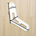 thumbnail image 3 of MYG Natural Wooden Sock Baffle Handmade DIY Sock Shape Knitting Board Beginner Tools, 3 of 9