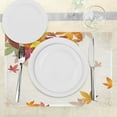 thumbnail image 2 of Ambesonne Fall Place Mats Set of 4, Maple Leaves Pastel Art, Standard Size, Multicolor, 2 of 5
