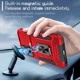 thumbnail image 2 of Allytech Moto G Pure Case, Moto G Power 2022 Case, Hybrid Rugged Shockproof Back Cover with Sliding Camera Lens Protector Kickstand Phone Case for Motorola Moto G Pure/ G Power 2022 - Red, 2 of 10