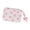 Pink, variant on Black Bow Design Makeup Pouch Bags With Zipper For Home Travel Office Lipstick Cosmetic Accessories Organizer