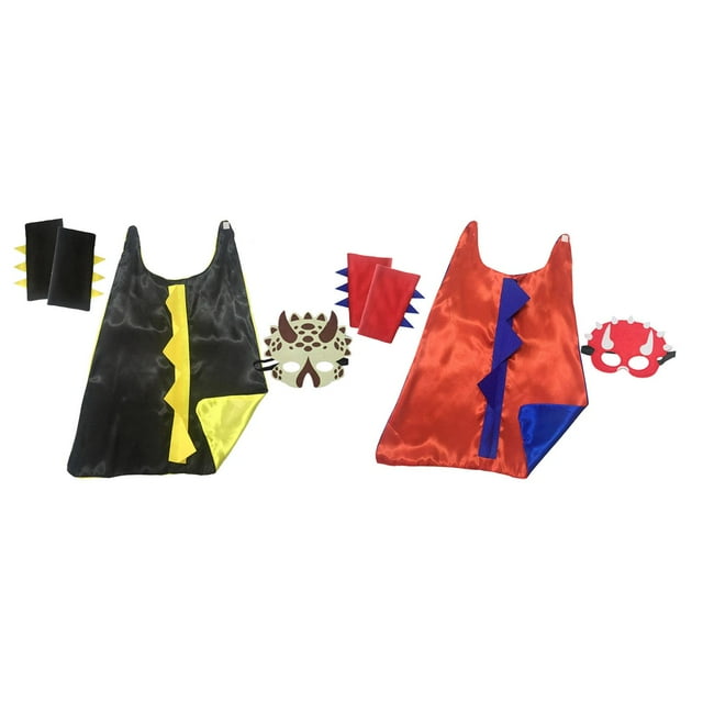 Disfraz De Dinosaurio Cabo Cosplay Actuaciones En Carnaval Prop Para Rojo Y Azul+Disfraz De Dinosaurio Cape Cosplay Actuaciones En Carnival Prop Para BLESIY Disfraz de Halloween