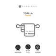 thumbnail image 3 of Toalla Facial Dormireal Set 4 Pzs Azul Marino 100% Algodón 34x34cm, 3 of 5