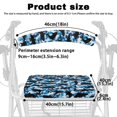 thumbnail image 6 of HELLHERO Shark Silhouette Seat & Back Cover and Seat Back Cover for Seniors Removable Secure Fit for Elderly Adults, 6 of 7