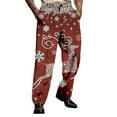 thumbnail image 5 of KKBOTIVE Men's Christmas Suits: Party Funny Printed Adult Novelty 2pc Suit and Dress Pants Men‘s Fashion Jacket Outfit Red Size: XL, 5 of 6