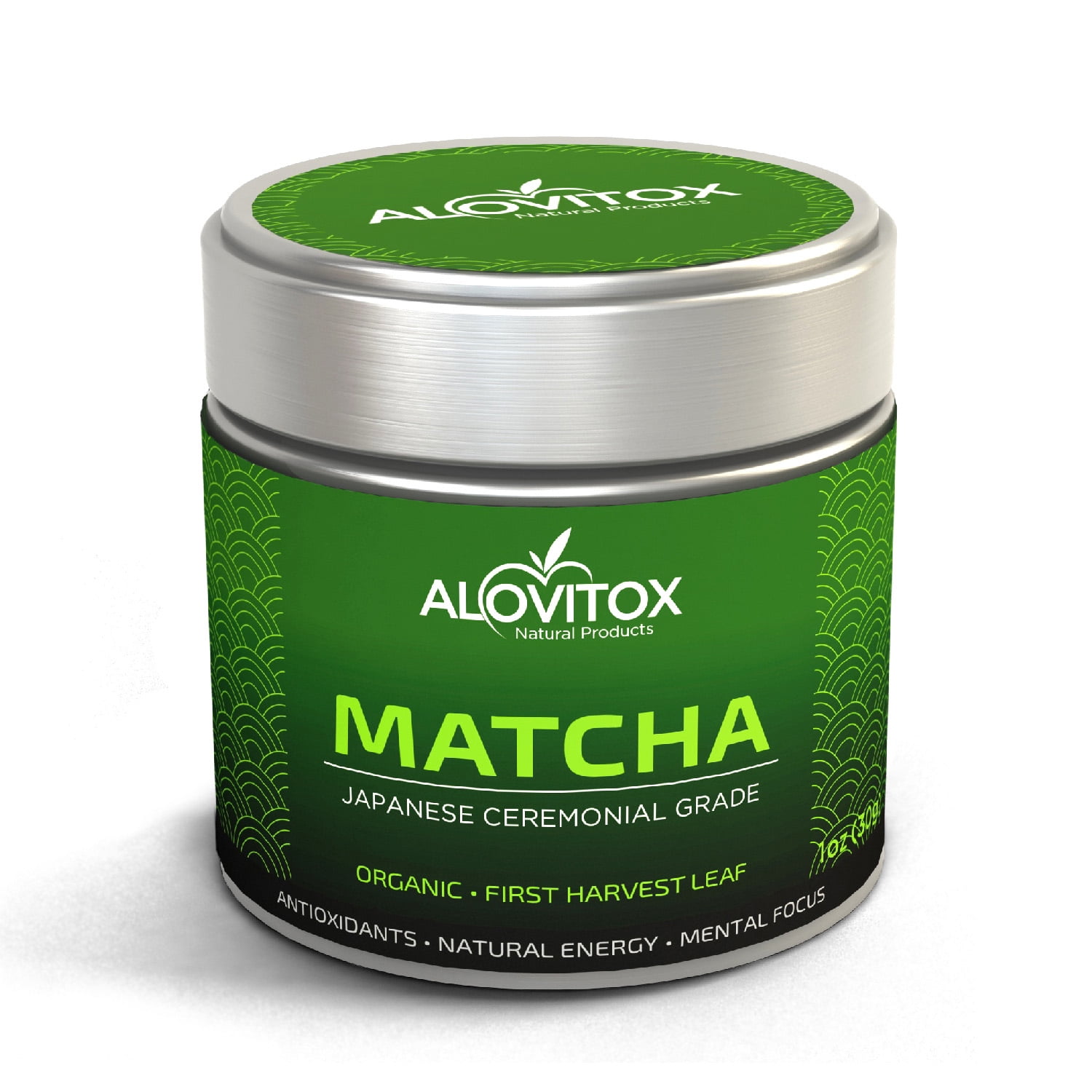 Alvitox Ceremonial Grade Organic Matcha 1 oz Green Tea Powder | High