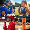 thumbnail image 5 of Cannon Sports 1 Liter Sports Water Bottle, BPA-Free, 34 Oz Capacity, Large Mouth, 2 lids (Straw and Squeeze), Great For Helmet Sports Such As Hockey, Lacrosse, Football, Boxing (Green), 5 of 9
