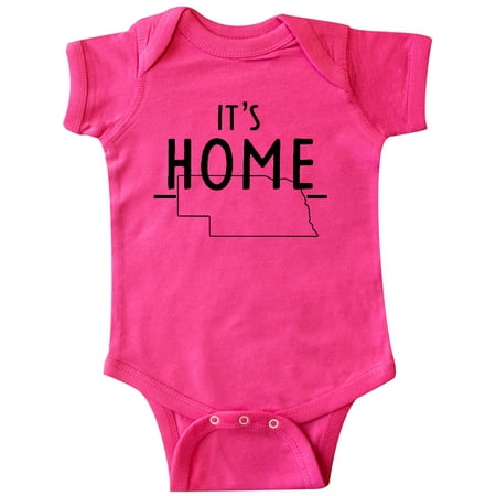

Inktastic It s Home- State of Nebraska Outline Gift Baby Boy or Baby Girl Bodysuit