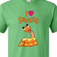 thumbnail image 4 of Inktastic I Love Snakes T-Shirt, 4 of 5