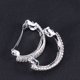 thumbnail image 4 of 2pcs Crystal Spring Hair Clips Aleación Corta pasadores de pelo pasadores para damas chicas mujeres (plata), 4 of 5