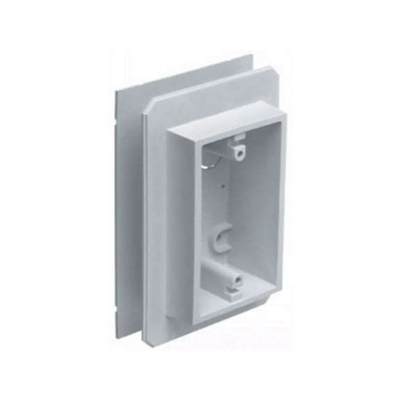 Arlington FS8091F Weatherproof Flanged Outlet Switch Box 19.4 cu. in., 1 Gang, White,