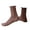 Coffee, variant on Women's Mid Calf Socks With Scalloped Edges For Autumn Warmth Cozy Pile Lined Breathable Boot Stockings, Khaki