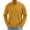 Yellow, variant on Men's Knit Round Neck Long Sleeve T-Shirt, Fashion Casual Pullover for Daily and Weekend Wear, Soft Stretchy Fabric Black L