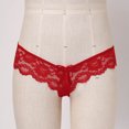 thumbnail image 4 of WZXFASHION Lingerie Aguichant pour Femmes à Col Suspendu Multicolore Pyjamas Aguichant Transparents Grands Pyjamas Décolleté Bas sous-Vêtements Rouges, 4 of 7
