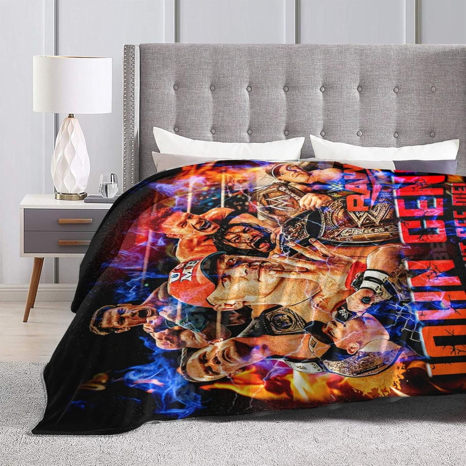 John Boxer Cena Blanket Throw Air Conditioning Blankets Soft Throws for Couch Bed All Seasons Use 40"x30"