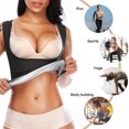 thumbnail image 5 of Vaslanda Sauna Sweat Vest Hot Polymer Waist Trainer Sauna Suit Slimming Workout Body Shaper Corset for Women, 5 of 6