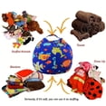 thumbnail image 4 of Bolsa de almacenamiento de juguetes de peluche para niños, bolsa de lona de gran capacidad para guardar juguetes para niños, 18 pulgadas, 4 of 5