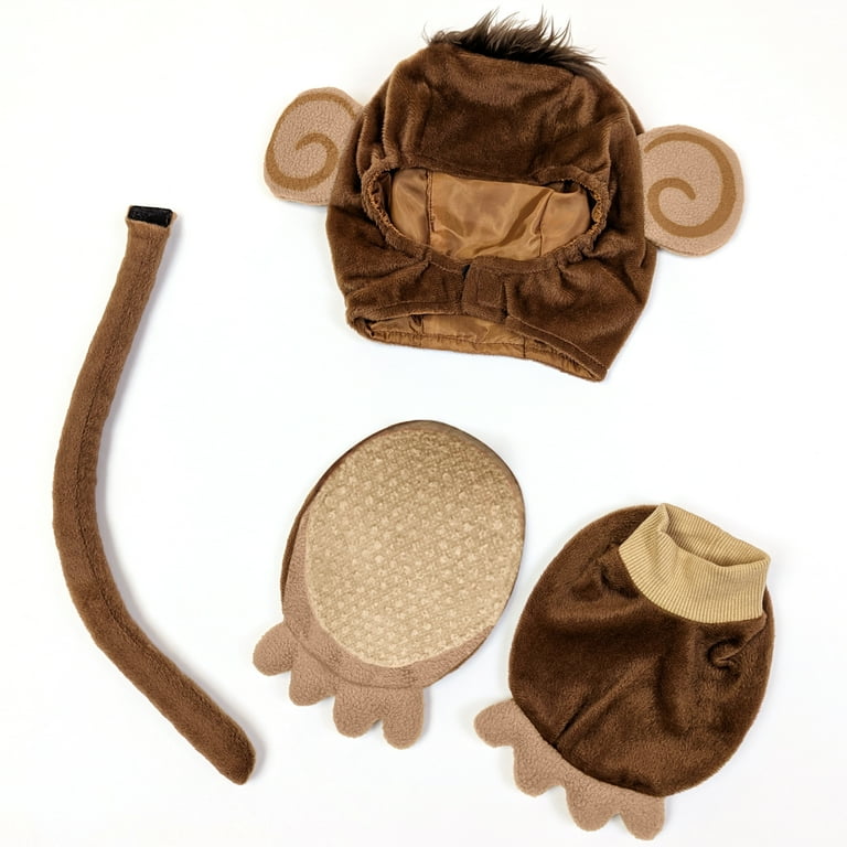 Halloween Unisex Baby Lil Monkey Costume Set from Way to Celebrate, 5-Piece, Sizes 0M-18M