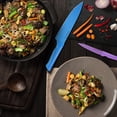 thumbnail image 4 of NULAS Knife Set, 6-PC Colorful Kitchen Knife Set, 6 Sharp Kitchen Knives with Covers for Cooking, Cutting, Multicolor, 4 of 7