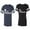 Men Navy / Women Black, variant on Fashion Prince Princess Matching Couple Cotton Jerseys (Men Navy / Women Black) (Men S / Women S)