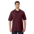 thumbnail image 1 of Jerzees Mens SpotShield Short Sleeve Jersey Sport Shirt, XL, Maroon, 1 of 3