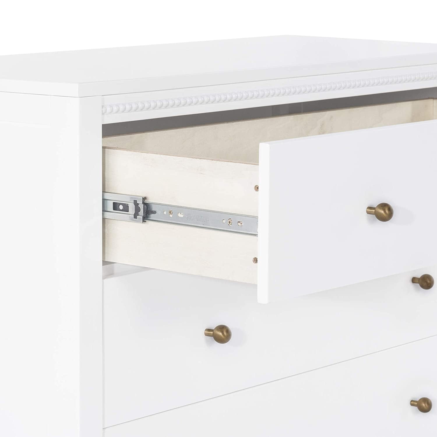 Stella 3-Drawer Dresser, Matte White
