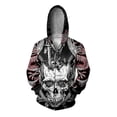 thumbnail image 2 of Sudadera con capucha para hombre, sudadera con capucha de otoño con cremallera, sudadera con capucha estampada con la serie Cool Skull, sudadera con capucha para hombre, ropa de calle Harajuku para ho, 2 of 5