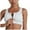 White, variant on Women Full Figure Wirefree Bra High Sports Bra for Women Supportive Yoga Comfort Bras L Black