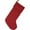 red, variant on VHC Brands Solid Color Cotton Farmhouse Christmas Decor Fabric Loop 15x11 Stocking, 15 x 11, Festive Natural Burlap