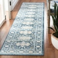 thumbnail image 2 of SAFAVIEH Skyler Matthew Oriental Runner Rug, Beige/Navy, 2'2" x 9', 2 of 8
