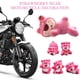thumbnail image 5 of Accesorios de decoración para coche eléctrico Muñeca de oso de fresa Muñeca Yadi Tailing Girls Muñeca de motocicleta de coche de batería Muñeca, 5 of 7